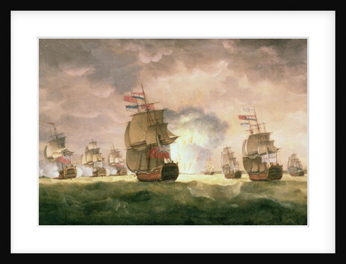 Rodney's Victory off Cape St. Vincent by Thomas Luny