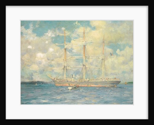 A French Barque in Falmouth Bay, 1902 by Henry Scott Tuke