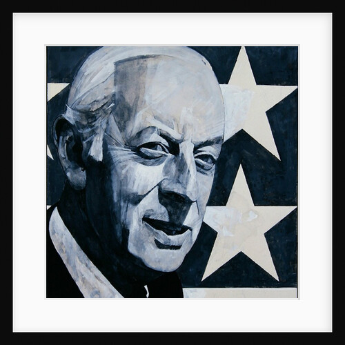 Portrait of Alistair Cooke by Barry Fantoni