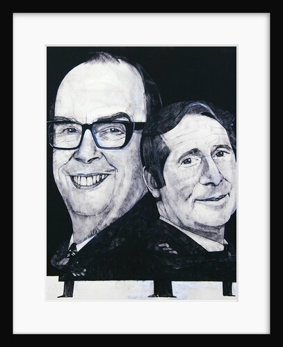 Portrait of Morecambe and Wise by Barry Fantoni