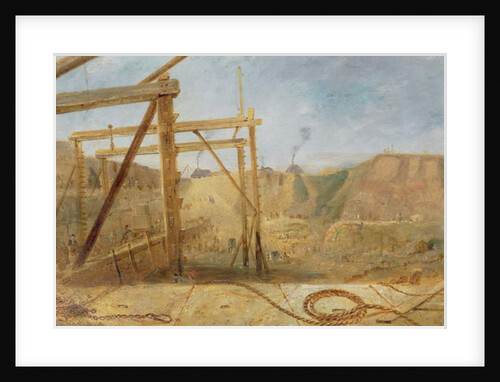 Top Pier of Inner Harbour Looking Inward, May 1829 by Robert Mackreth