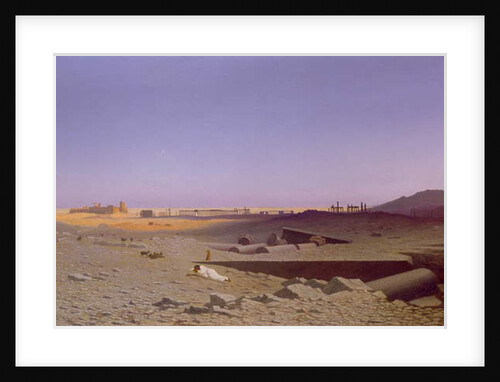 Ruins of Palmyra, 1839 by Charles Theodore (1814-88) Frere