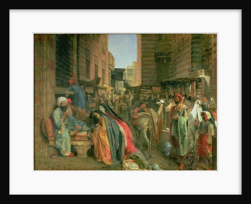The Street and Mosque of the Ghooreyah, Cairo by John Frederick Lewis