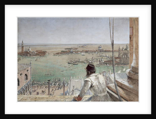 The Basin of San Marco from the Campanile, Venice, 1862 by William Bell Scott