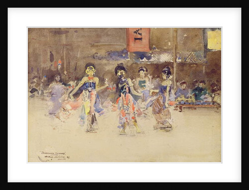 The Javanese Dancers, 1889 by Arthur Melville