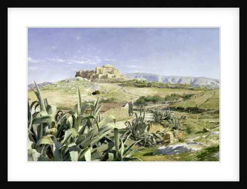 View towards the Acropolis, 1893 by Peder Monsted