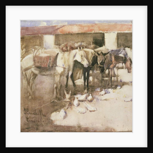 A Sangar in Morocco, 1888 by Joseph Crawhall