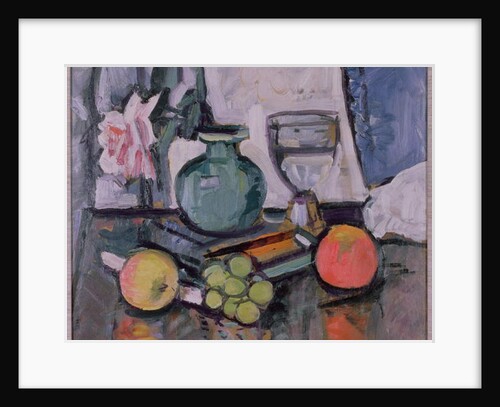 Still Life, Rose and Fruit by George Leslie Hunter