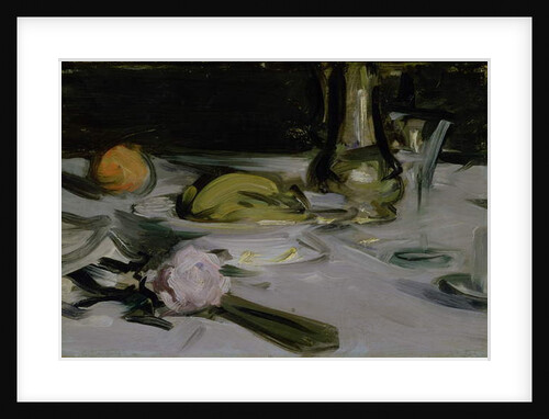 Still Life with a Coffee Pot and Fan by Samuel John Peploe