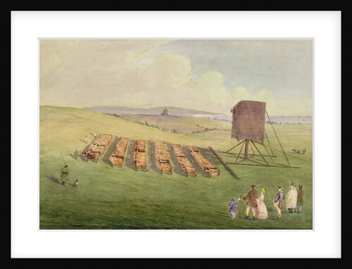 Moving the Windmill, 1797 by English School