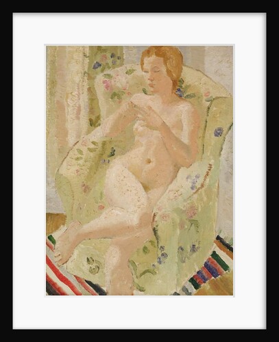Seated Nude Girl in an Interior, 1928 by Christopher Wood