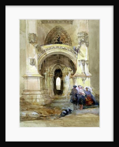 West Porch of Roslyn Chapel by David Roberts