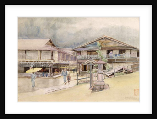 Rainy Day at Yumoto, 1889 by Alfred East