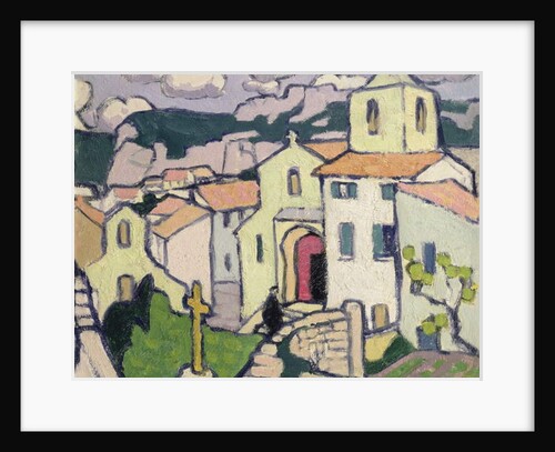 Les Baux, the Priest enters his Church, c.1911 by Jessica Stewart Dismorr