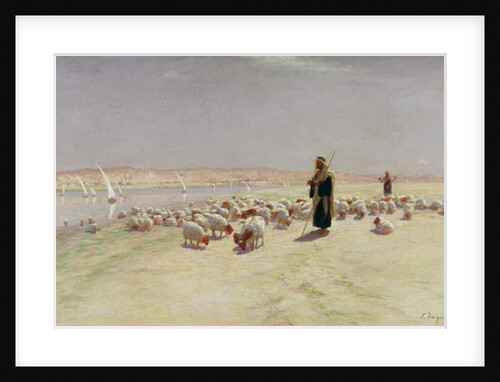 He Drove Them O'er the Sandy Way..., 1891 by Joseph Farquharson