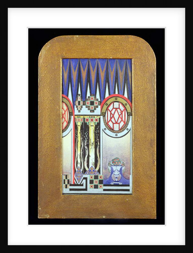 Design for a drop curtain, c.1930 by Oliver Percy Bernard