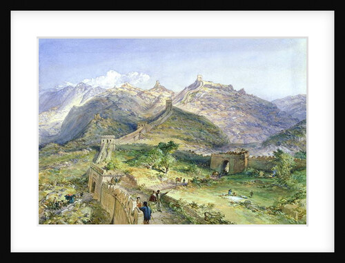 The Great Wall of China, 1874 by William 'Crimea' Simpson