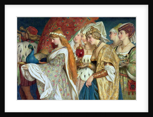 Carrying in the Peacock, 1869 by John Dawson Watson