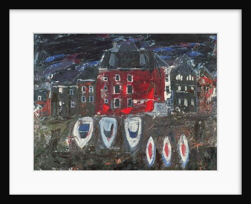 Boatyard, Amsterdam by Anne Redpath