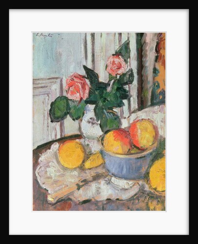 Roses and Fruit by George Leslie Hunter