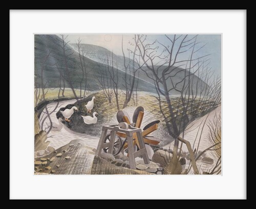 Waterwheel, 1938 by Eric Ravilious