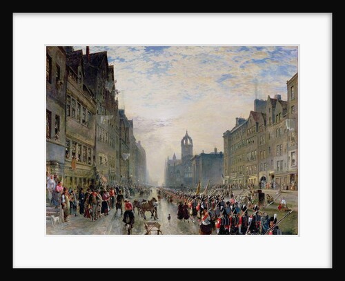 The High Street, Edinburgh by Samuel Bough