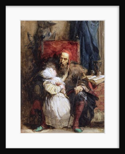 Old man and child, c.1827 by Richard Parkes Bonington