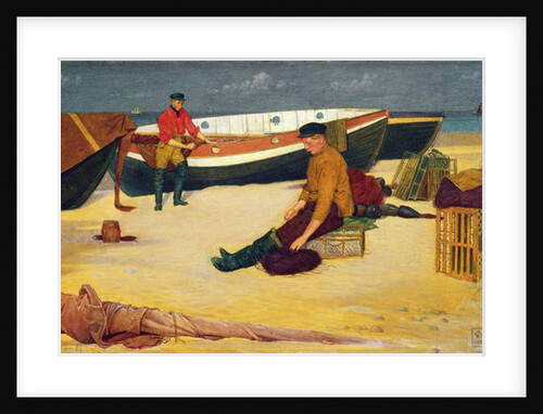 Cleaning the Lines, 1900 by Joseph Edward Southall