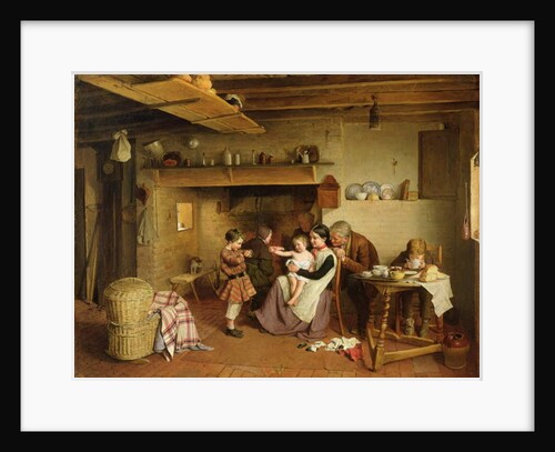 A Cottage Scene, 1855 by Edward Thompson Davis