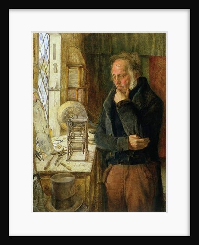 Our Village Clockmaker Solving a Problem, c.1859 by James Campbell