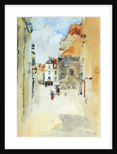 Street Scene, c.1888 by James Abbott McNeill Whistler