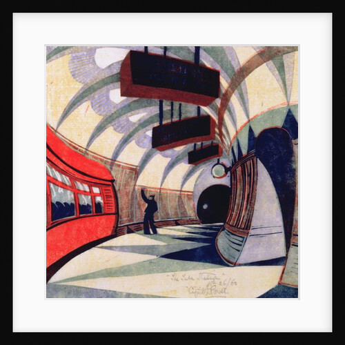 The Tube Train, c.1932 by Cyril Edward Power