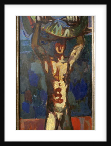 Sicilian Fisherman, 1960 by Alberto Morrocco