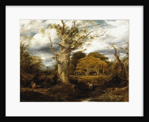 A wood scene, 1844 by John Linnell