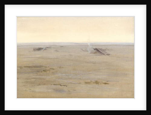 Camp in the desert, 1914 by Edwin John Alexander