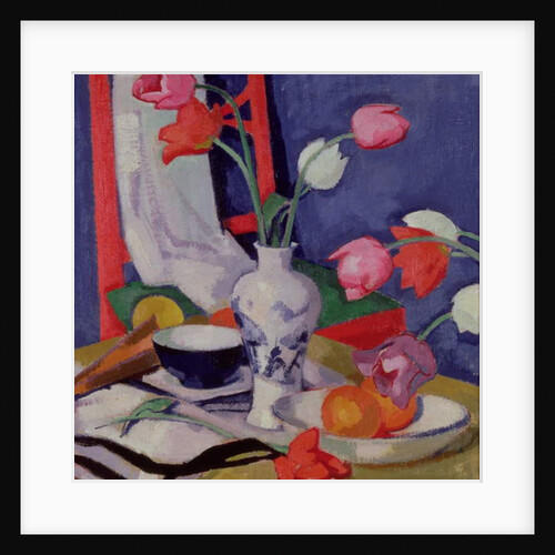 Tulips and Fruit, c.1919 by Samuel John Peploe