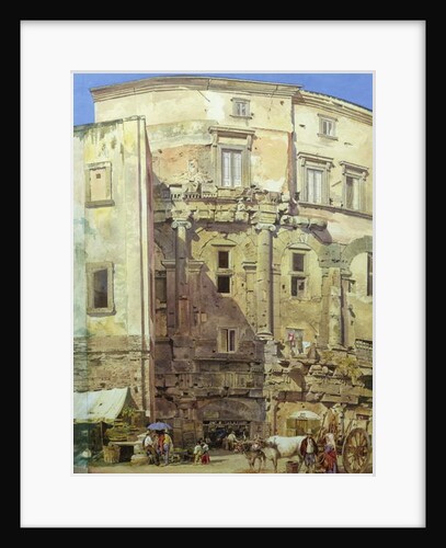 Theatre of Marcellus, Rome by Thomas Hartley Cromek