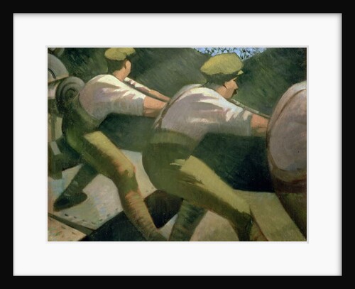 Loading a Gun in the Trenches, 1918 by Christopher Richard Wynne Nevinson