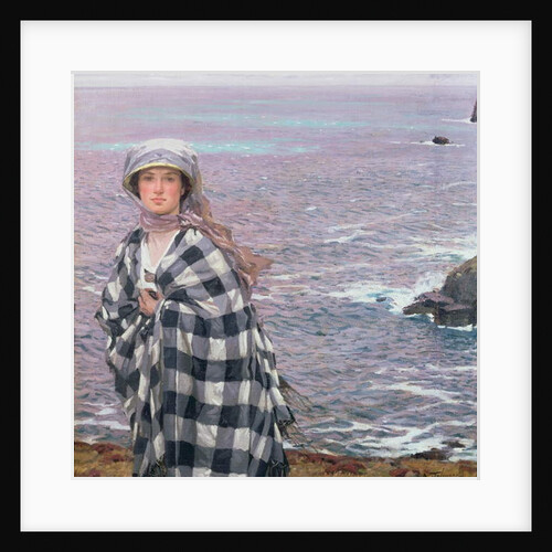 The Checked Shawl, 1915 by Algernon Mayow Talmage