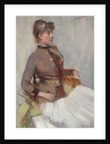 Portrait of a seated lady, 1887 by John Lavery