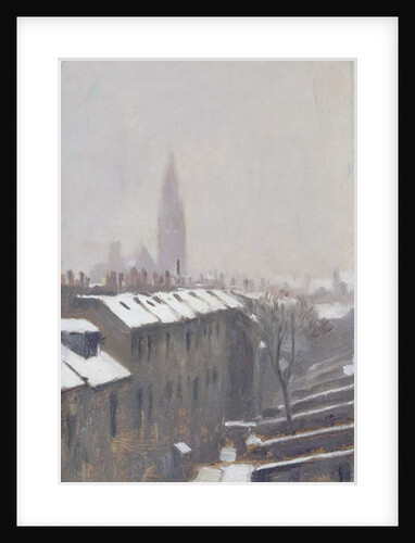 Duke Street under Snow, Edinburgh, 1870 by George Reid