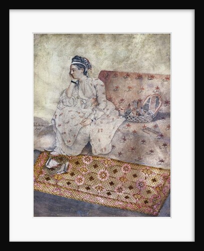 Portrait of Mary Gunning, Countess of Coventry by E. Lyttleton