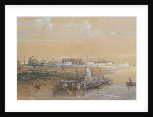 Luxor on the Nile, 1839 by David Roberts
