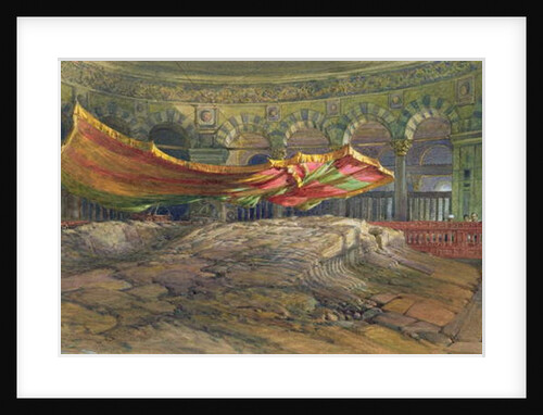 The Sakrah or Sacred Rock, Jerusalem, 1876 by William 'Crimea' Simpson