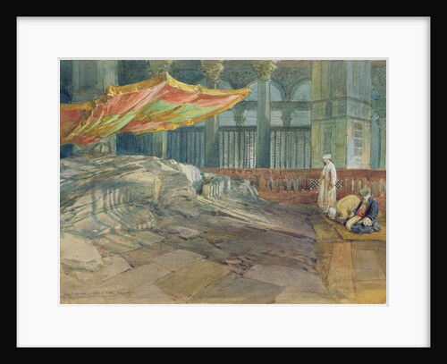 The Sakrah or Sacred Rock, Jerusalem, 1879 by William 'Crimea' Simpson