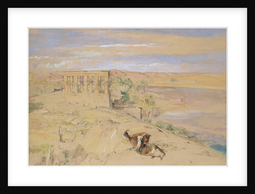 The Hypaethral Temple at Philae, 1850 by John Frederick Lewis
