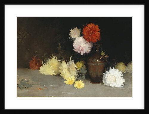Flowers in a vase, 1886 by Thomas Millie Dow