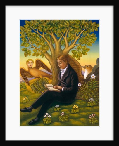 Keats and the Nightingale, 2002 by Frances Broomfield