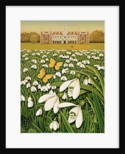 Snowdrop Day, Hatfield House, 1999 by Frances Broomfield