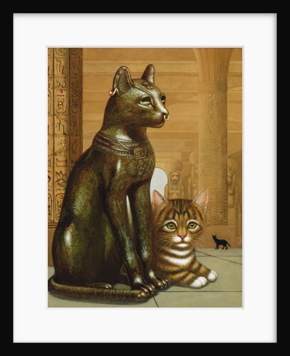 Mike the British Museum Kitten, 1995 by Frances Broomfield